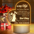 To My Wife I Love you Night Light from Husband